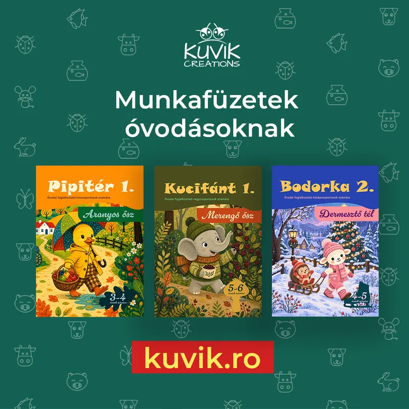 Kuvik Creations — Munkafüzetek óvodásoknak